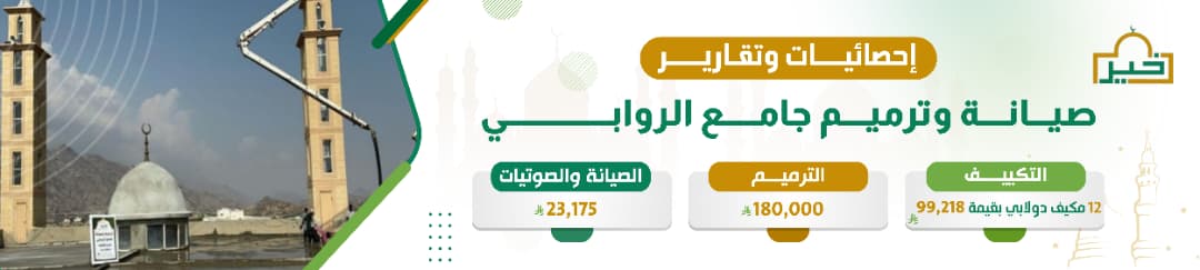 جمعية خير للعناية بالمساجد بأحد ثربان والقرى التابعه لها وماجاورها